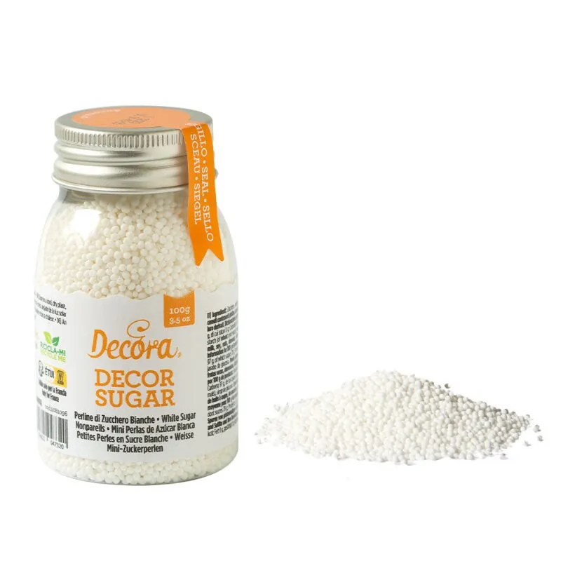 Nonpareilles Weiss 100 g 2mm