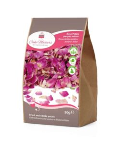 Cake-Masters Rosenblütenblätter purpur natur 20g
