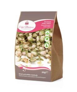 Cake-Masters Rosenknospen weiß natur 20g