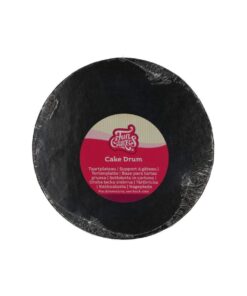 Tortenplatte rund schwarz 20 cm