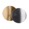 Kartonunterlagen silber-gold rund 26cm