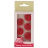 Sugar Paste Decorations Roses Red