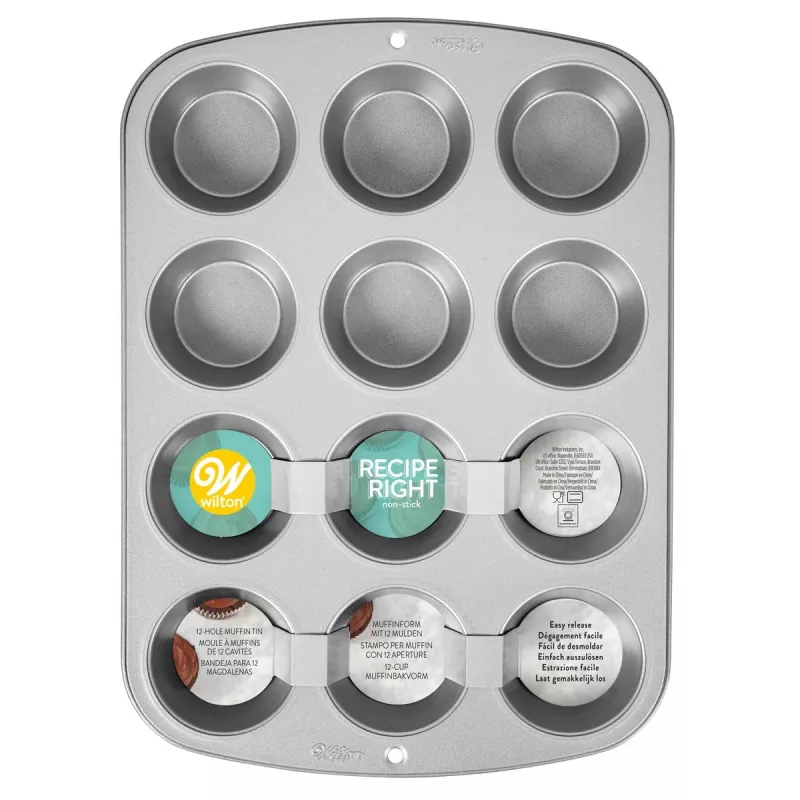 Backform - Muffin- und Cupcake-Backform – 12 Mulden