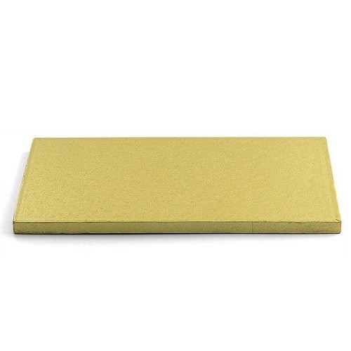 FunCakes Tortenplatte - Oblong Gold 30x40cm