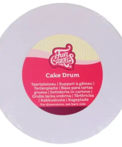 Cake Drum Round White