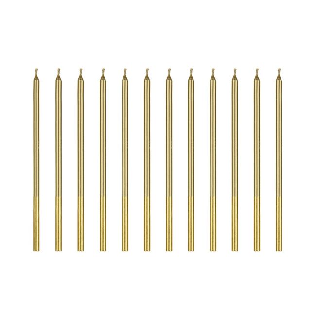 Partydeco Geburtstagskerzen - Gold
