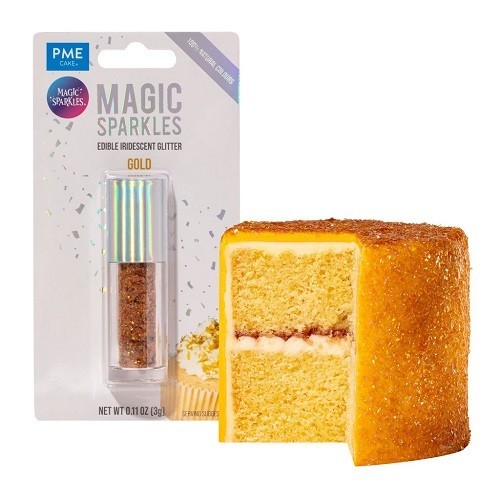 PME Magic Sparkles Essbarer Glitter – Gold, 3g PME Art & Crafts CHF 8,50