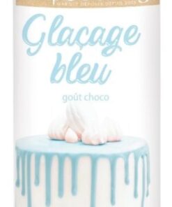 Scrap Cooking Schokoladengeschmacksglasur Drip Cake blau
