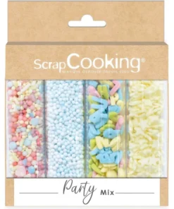 Scrap Cooking 4er Set Zuckerstreusel Mix Party