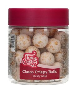 FunCakes Choco Crispy Balls Matt Gold Splash 130g