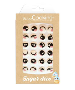 Scrap Cooking Kawaii Augen Zucker Deko