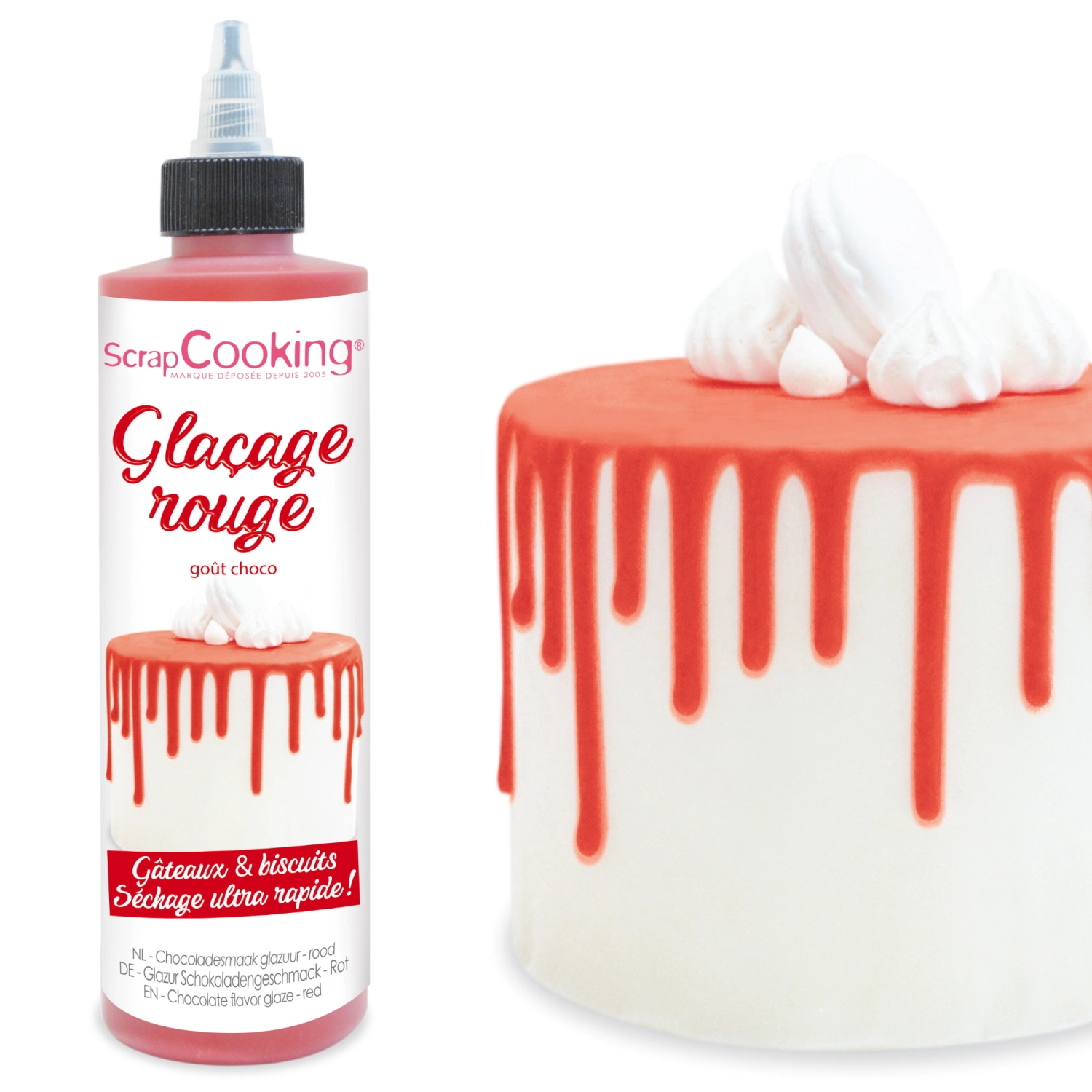 Scrap Cooking Schokoladengeschmacksglasur Drip Cake
