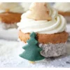 Weihnachtsbäume Marzipan Dekorationen